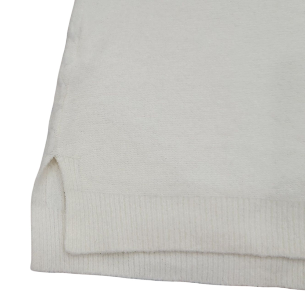 Joe Fresh Cable Knit Sweater Cozy Classic Crewneck Ivory Pullover Women’… - Picture 8 of 15